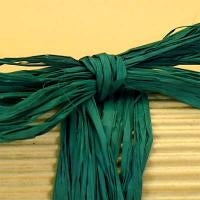 RAFFIA - GREEN/TEAL 1oz  BAG