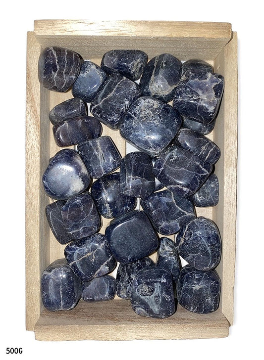 Lolite Tumbled Stones 20 to 25mm - 500 Grams (1.1 LB.) - India