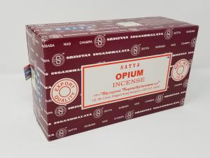 Satya Incense - OPIUM - Box Of 12 Packs - NEW1020