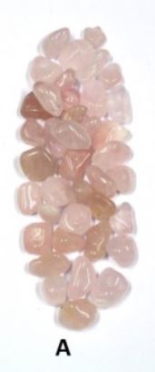 Pierres roulées en quartz rose - Grand 30 - 40 mm - Grade A - 1 lb. - Brésil - NEW122