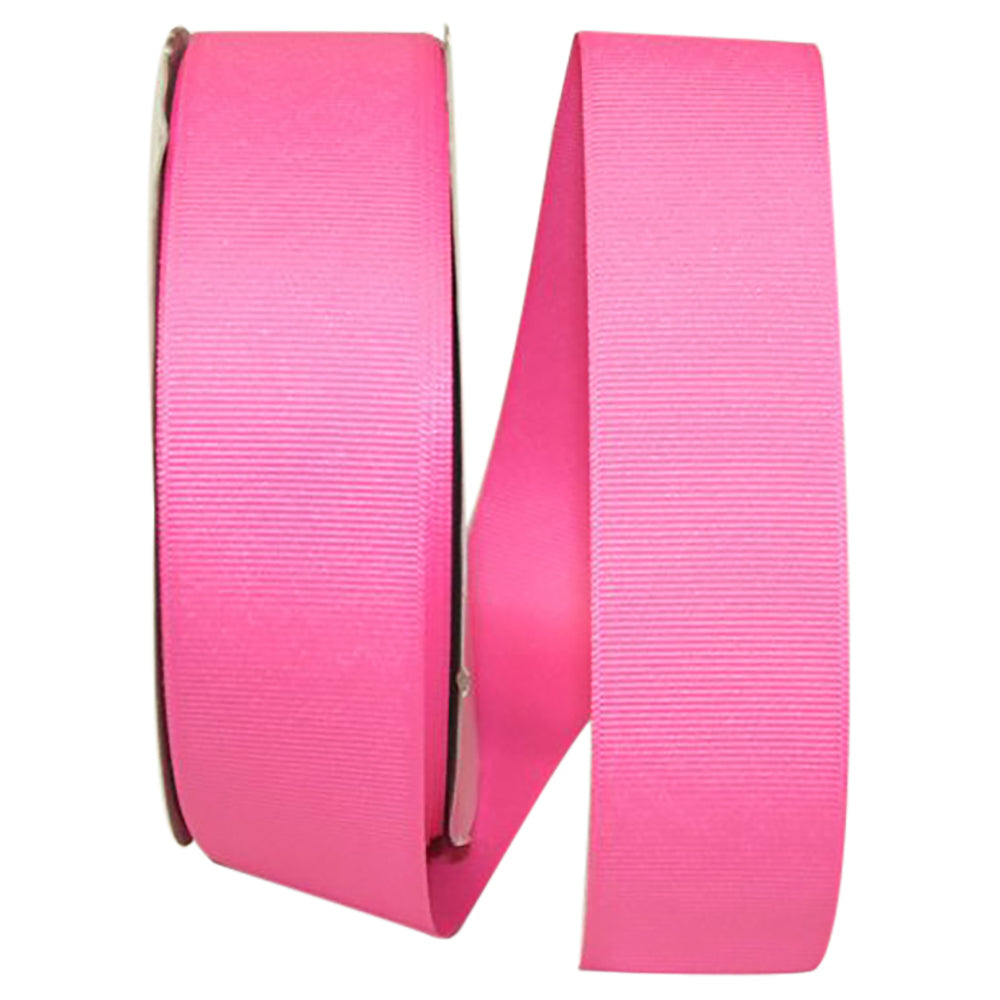 GROSGRAIN TEXTURE - HOT PINK 904 - 1.5 inch - 50 Yards