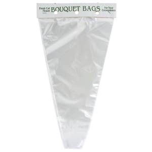 PK/50 NOSU BOUQUET SLEEVES 24 x 14 x 4 SEALED BOTTOM
