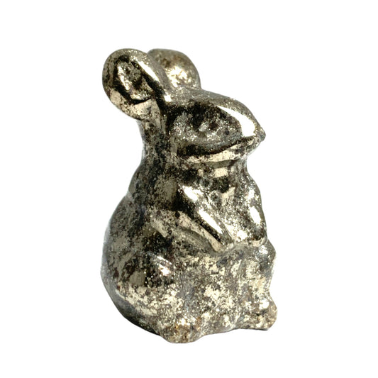 Standing Rabbit - Pyrite - Extra Small - 35 mm tall - Price Each - China - NEW623