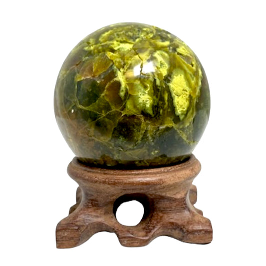 GREEN OPAL - 50-80 mm - Sphere - Price Per Gram - China