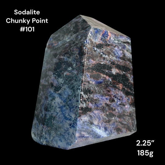 Sodalite Chunky Points - 2.25 inch - 185g - Polished Points