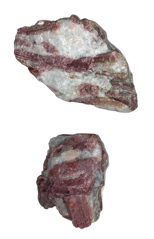 Tourmaline Rose Brute Naturelle IN MATRIX Pierre Brute - 7 - 10cm Tailles Assorties - Vendu au gramme - Chine - NEW921