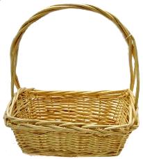 RECTANGLE WILLOW  BASKET 14-5 x 9-5 inch
