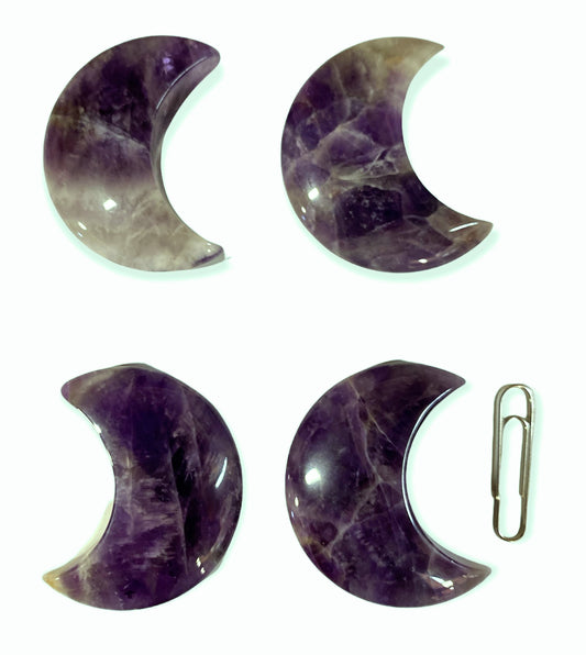 Amethyst Crescent Moon - 5cm - China - NEW1121