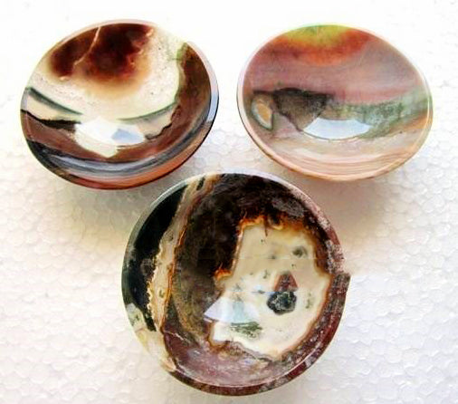 Stone Bowl 3 inch - Fancy Jasper - India