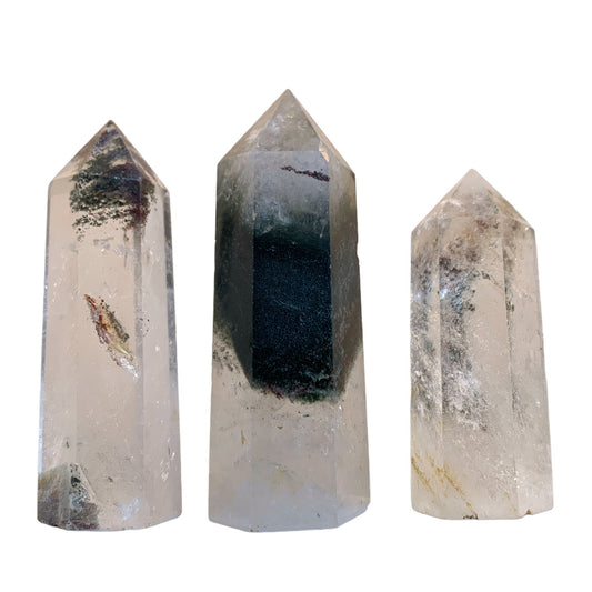 Garden Inclusion Quartz - Phantom Quartz Points - 55 to 100mm - Price per gram - China - NEW622