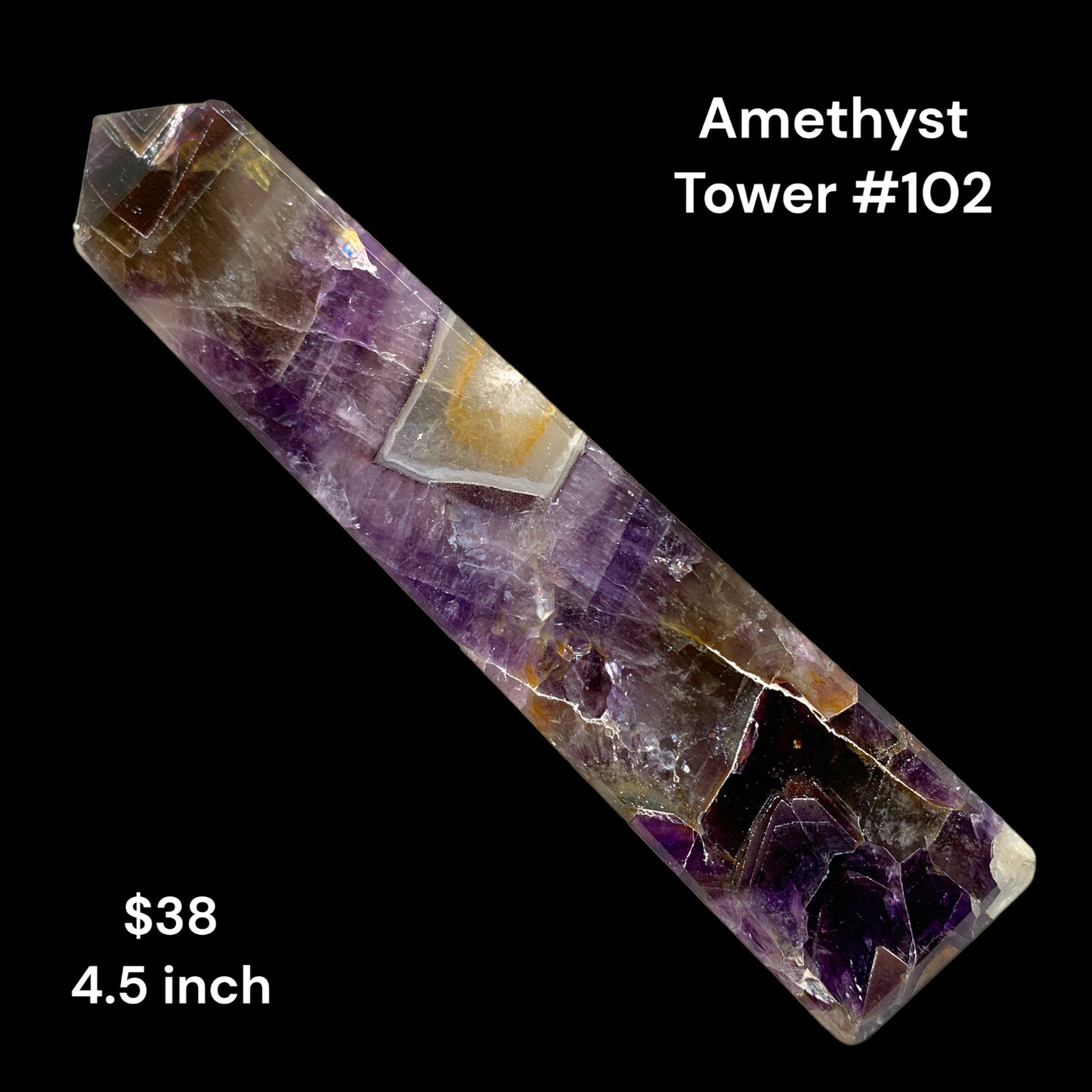 Amethyst - 4.5 inch -137g - Polished Towers