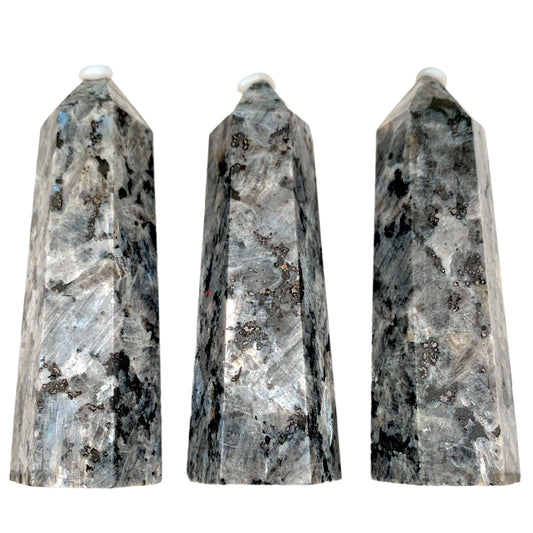 Larvikite - Polished Points - 8 - 15cm - Price per gram - China