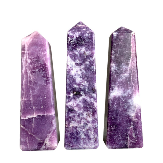 Lepidolite - 3 to 4 inches - Price per gram - Polished Towers