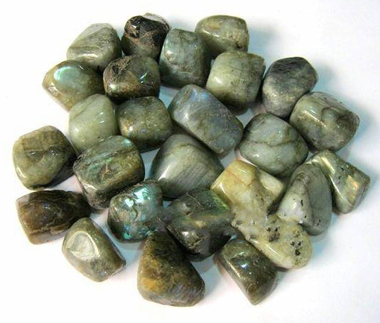LABRADORITE Tumbled Stones - Medium 20 - 35mm - 500 GRAMS 1.1 LB - India