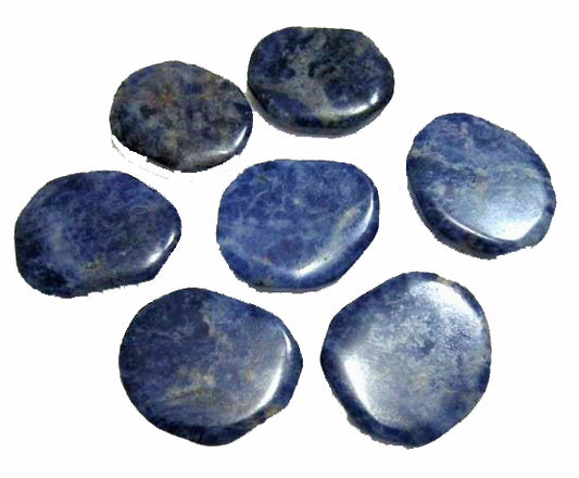 Sodalite - Earth Stones - 32x40mm Long 15g - India