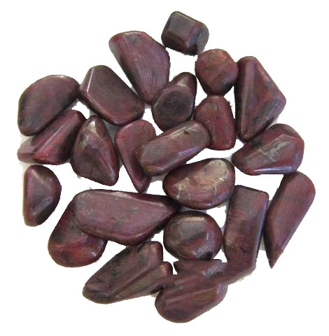 RUBY Tumbles Stones polies à la main - 20 à 30 mm - 500 grammes 1,1 lb - Inde - NEW1020