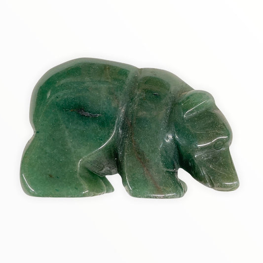 Bear - Green Jade - 5 cm - China - NEW921