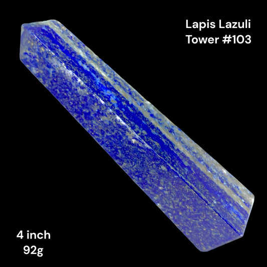 Lapis Lazuli - 4 inch - 92g - Polished Towers