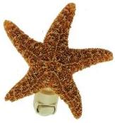 SUGAR STARFISH NIGHTLIGHT w/almond  colour fixtures