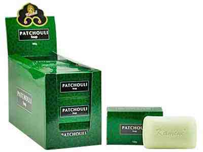 Kamini Patchouli Soap - 100 Gram Each (12 Bars Per Box)