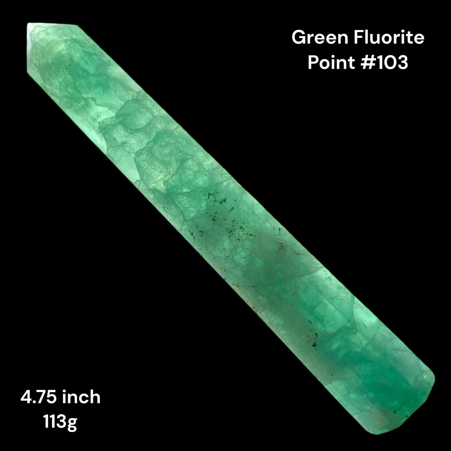 Fluorite Green - 4.75 inch - 113g - Polished Points