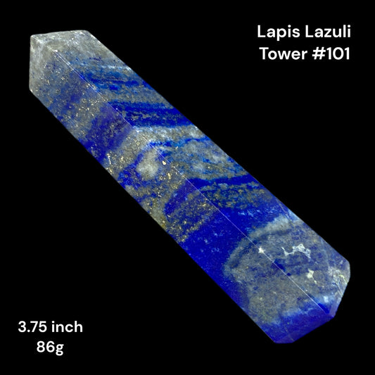 Lapis Lazuli - 3.75 inch - 86g - Polished Towers