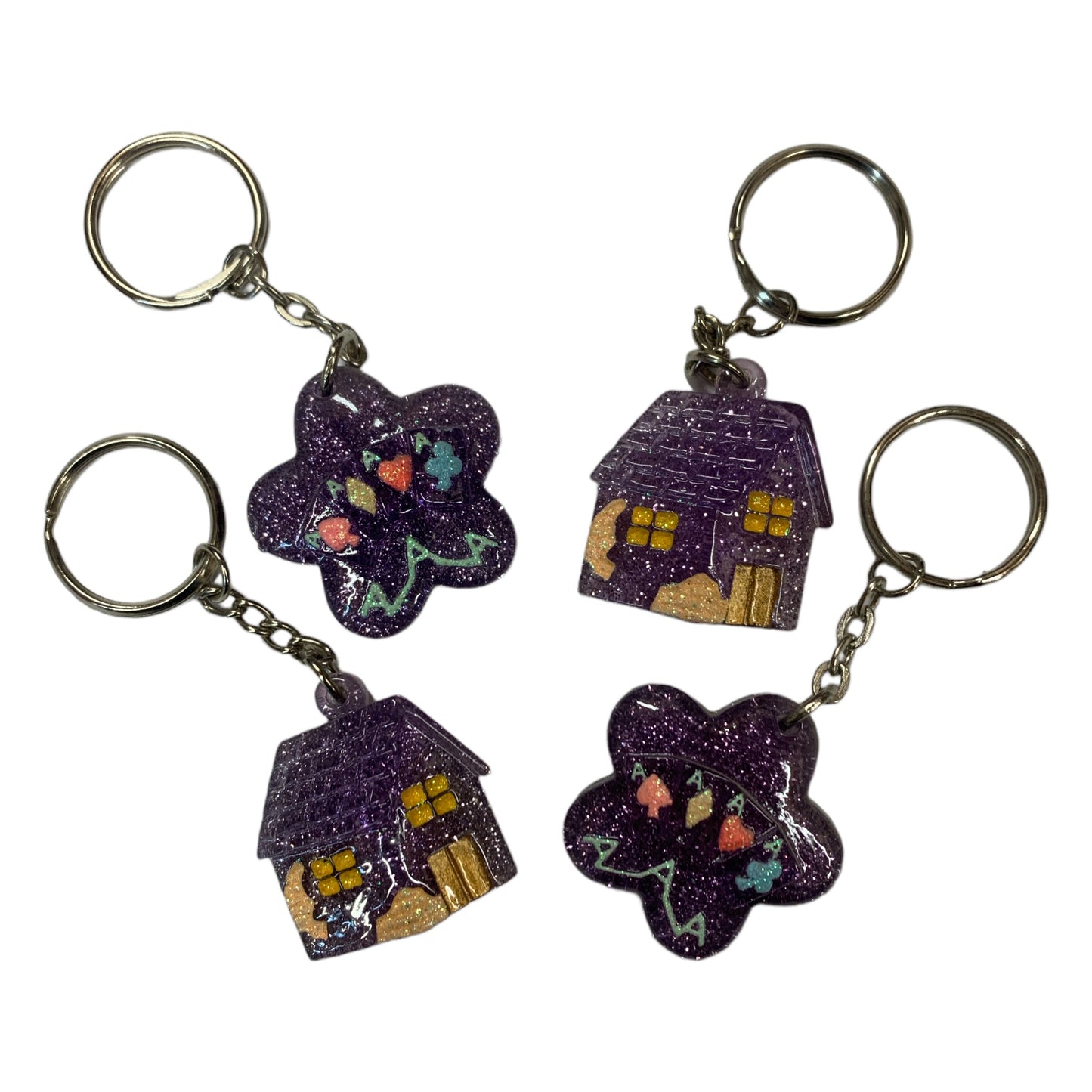 PURPLE KEYCHAIN - COOL ASST PK/12