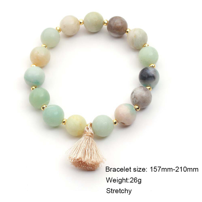 Bracelet Pierres Précieuses Amazonite 10mm - NEW222