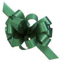 6 inch EMERALD GREEN PULL BOW