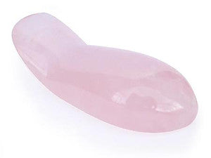 Star Rose Quartz - Whale Massage Tool Handheld - 3.5 inch 90 grams - RED DOT - NEW221