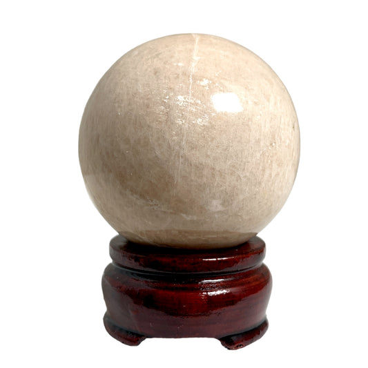 MOONSTONE CREAM - 50-80mm - Sphere -Price per gram per piece (B2B ordering 1 = 1 piece so we charge Ex. 60g = $4.80 each)