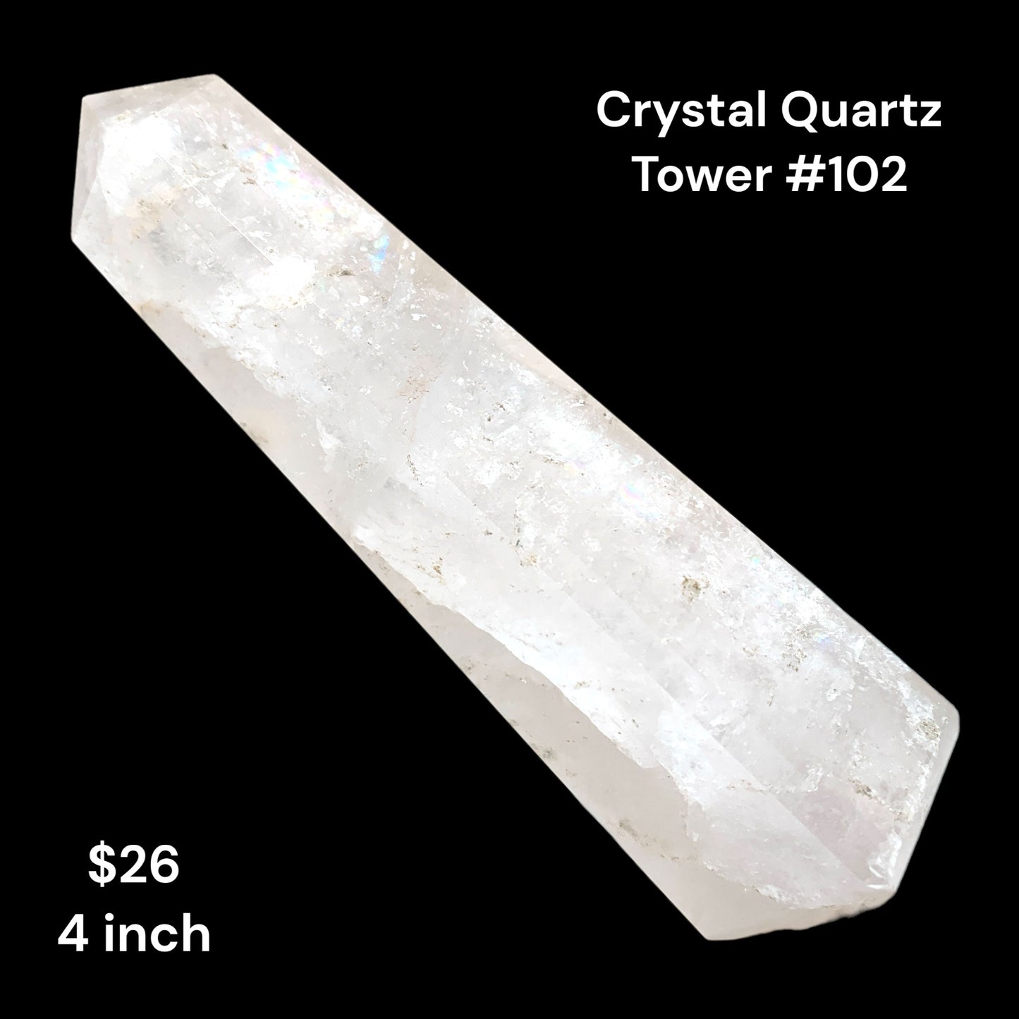 Crystal Quartz - 4 inch - 104g - Polished Towers