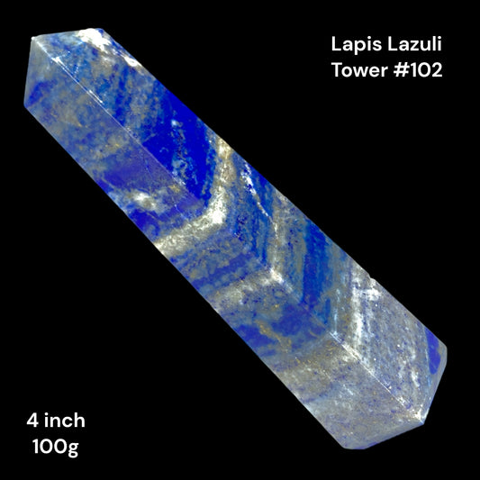 Lapis Lazuli - 4 inch - 100g - Polished Towers