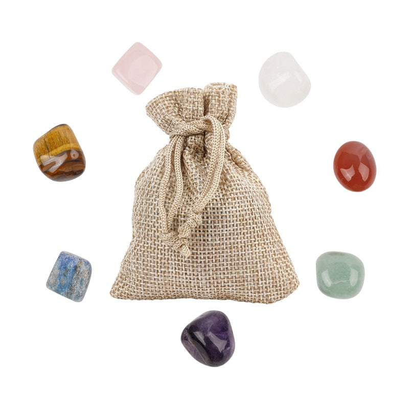 Seven Chakra Tumbled Stones Set - NEW523