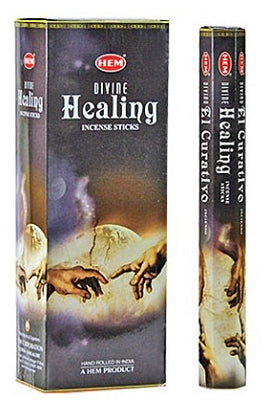 Hem Divine Healing 20 bâtons d'encens par boîte intérieure (6/boîte)