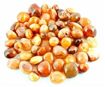 Carnelian Tumbled Stones - Small 15 - 25 mm - 500 Gram (1.1 lb.) - India