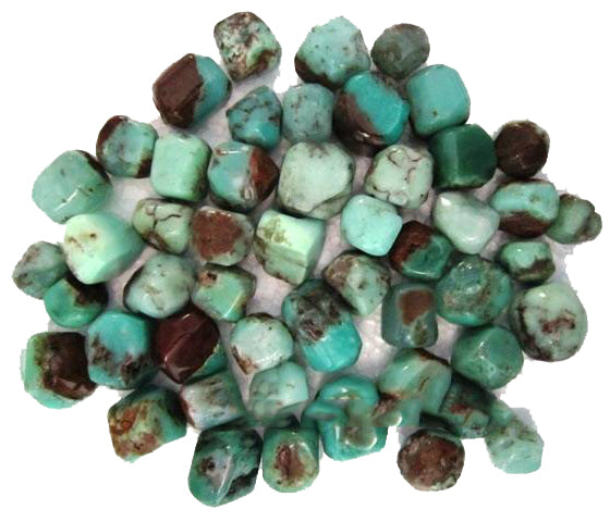 CHRYSOPHRASE Tumbled Stones - Medium 25 - 30 mm - 500 GRAMS 1.1 LB - India