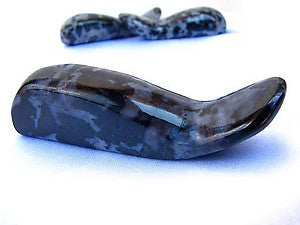 INDIGO GABBRO - Whale Massage Tool Handheld - 3.5 inch 90 grams - NEW521