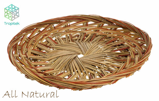 COCO MIDRIB DELI TRAY - Naturel - rebord de 8 pouces x 1 pouce