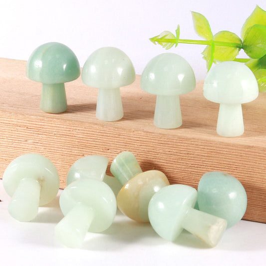 Amazonite  Mini Mushrooms - 19-20 mm - Price Each - China - NEW1122