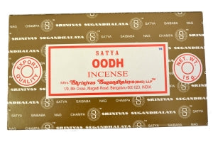 Satya Incense - Oodh - Box Of 12 Packs