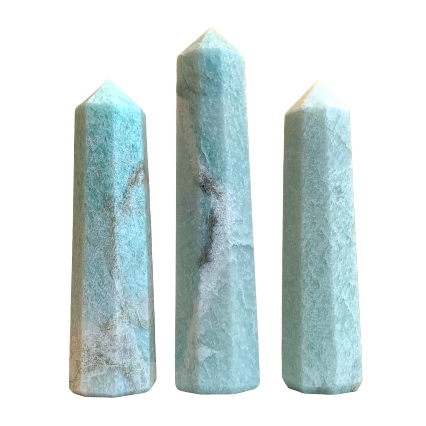 Amazonite - 3.5 to 5.5 inches - Price per gram - India - Polished Points