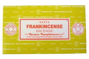 Satya Incense - Frankincense - Box Of 12 Packs