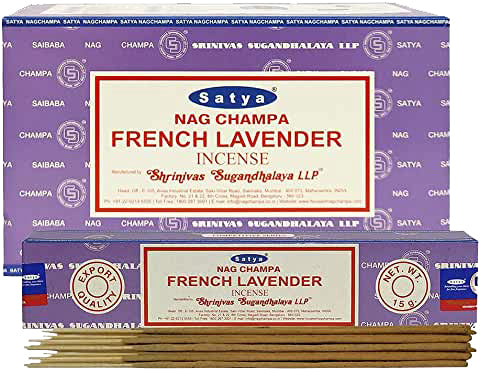 Satya Incense - French Lavender - Box Of 12 Packs