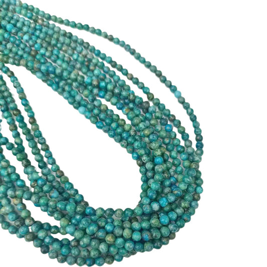 African Turquoise Beads - Round - 6mm - Approx. 65 Beads per Strand - China - NEW224