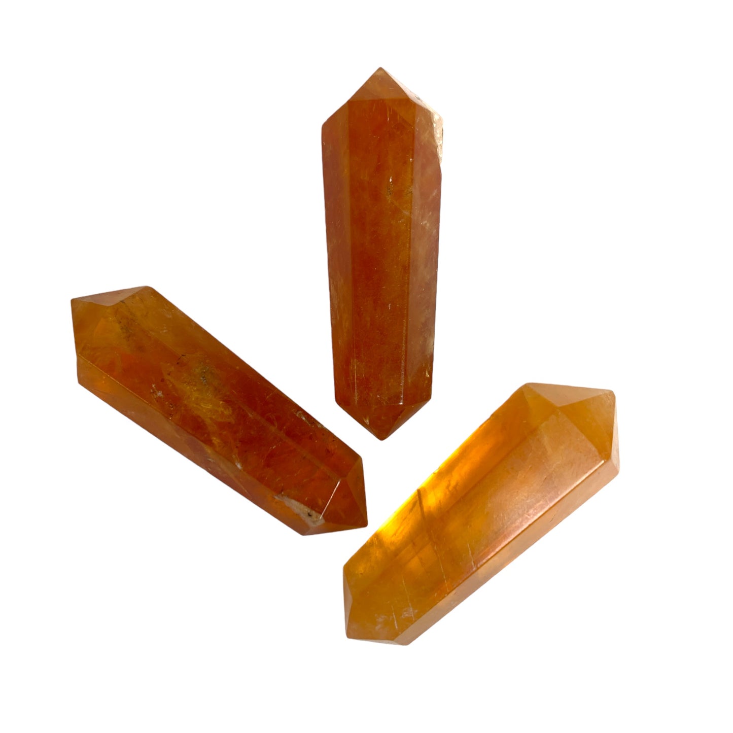 Citrine - 35-45mm - Double Terminated Pencil Points - 6 Grams - India - order in 5's - NEW1221