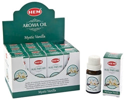Hem Mystic Vanilla Aroma Oil - Boîte de 12 bouteilles