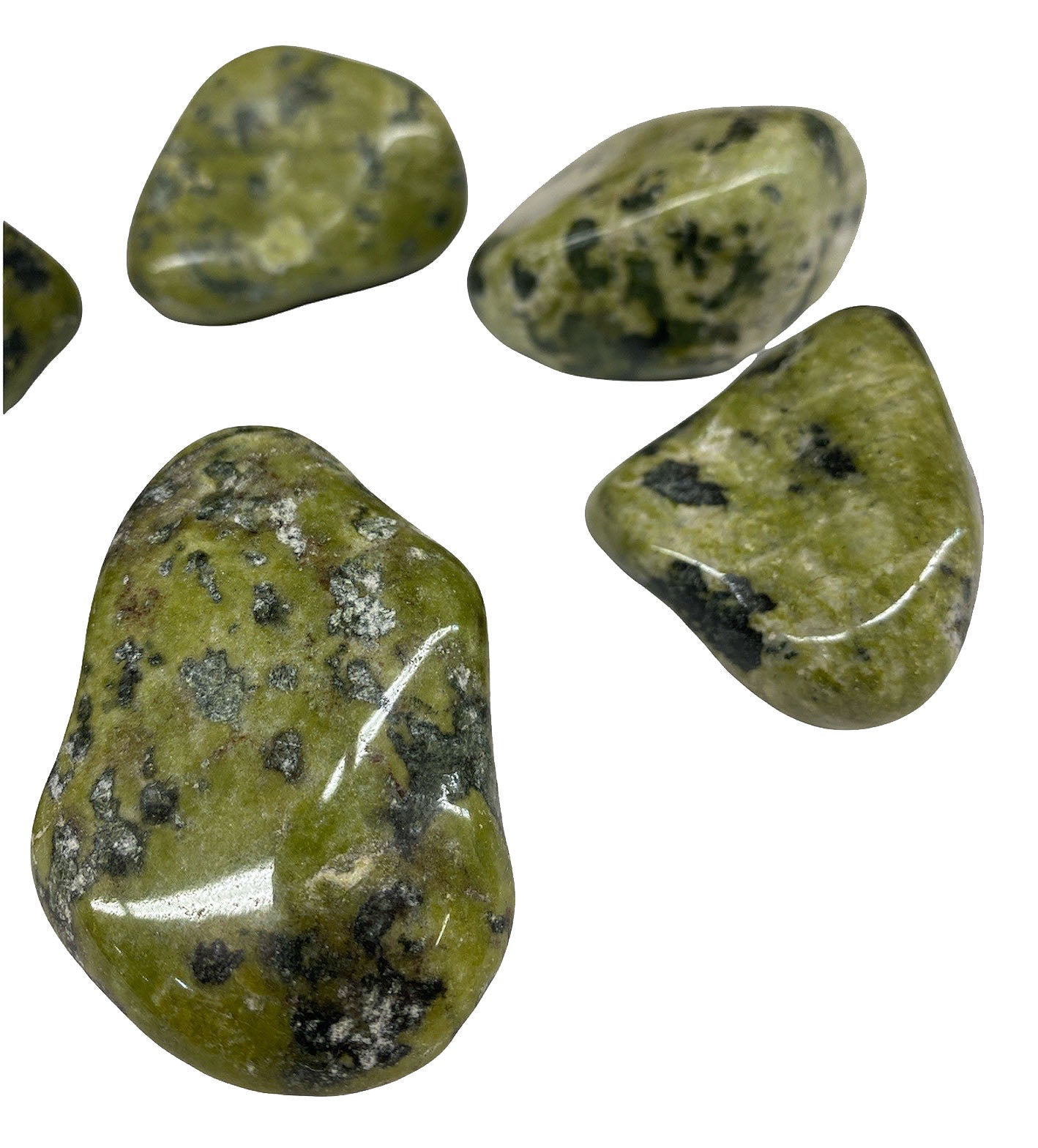 Nephrite Jade Tumble Stones - 40 to 60mm  - Q2A - Brazil - NEW122
1 LB
