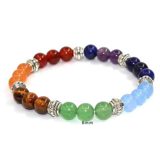 Bracelet Chakra Gemstone avec Lapis Lazuli - 8mm - NEW521