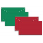 PK/500 #60  ENVELOPES - XMAS DESIGNER RED/GREEN